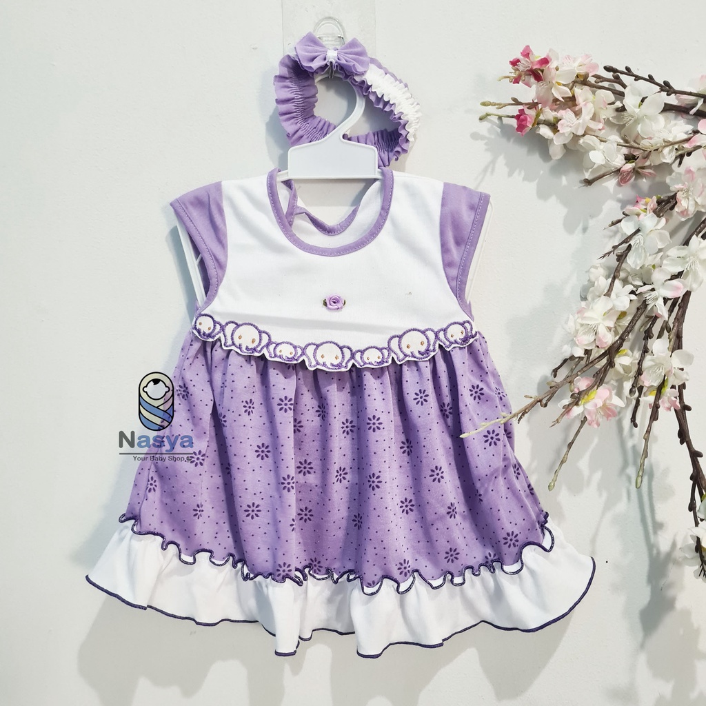 [P-014] Dress Bayi Perempuan 0-6 m / Setelan Bayi Perempuan