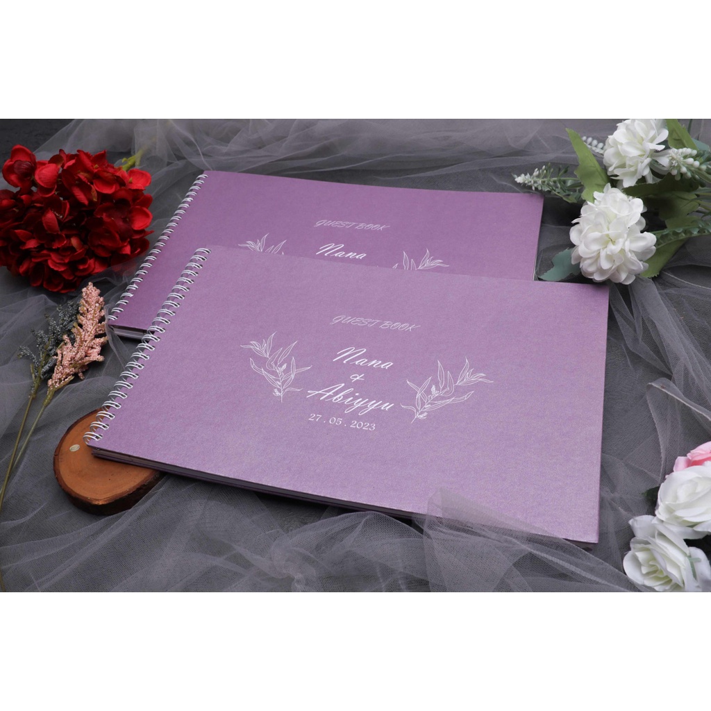 Buku Tamu Hard Cover Spiral