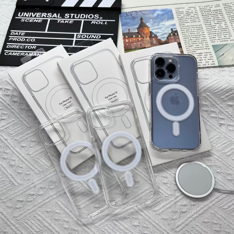 Case Magsave Hot Type Iphone 11/11Pro/11Promax/12/12Pro/12Promax/13/13Pro/13Promax/15/14Plus/14Pro/14Promax/Silikon Bening/Case Bening by smoll
