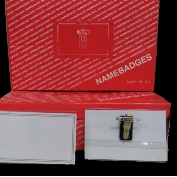 

Extra promo Namebadges (nametag) Multi isi 50 pcs