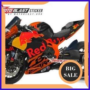 sparepart Decal Stiker CBR250RR Redbull black GP 140ZZ3