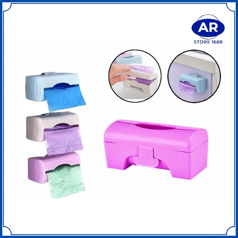 DISPENSER PLASTIK SAMPAH ROLL TEMPEL DINDING / DISPENSER KANTONG SAMPAH ROLL / HOLDER PLASTIK SAMPAH ROLL