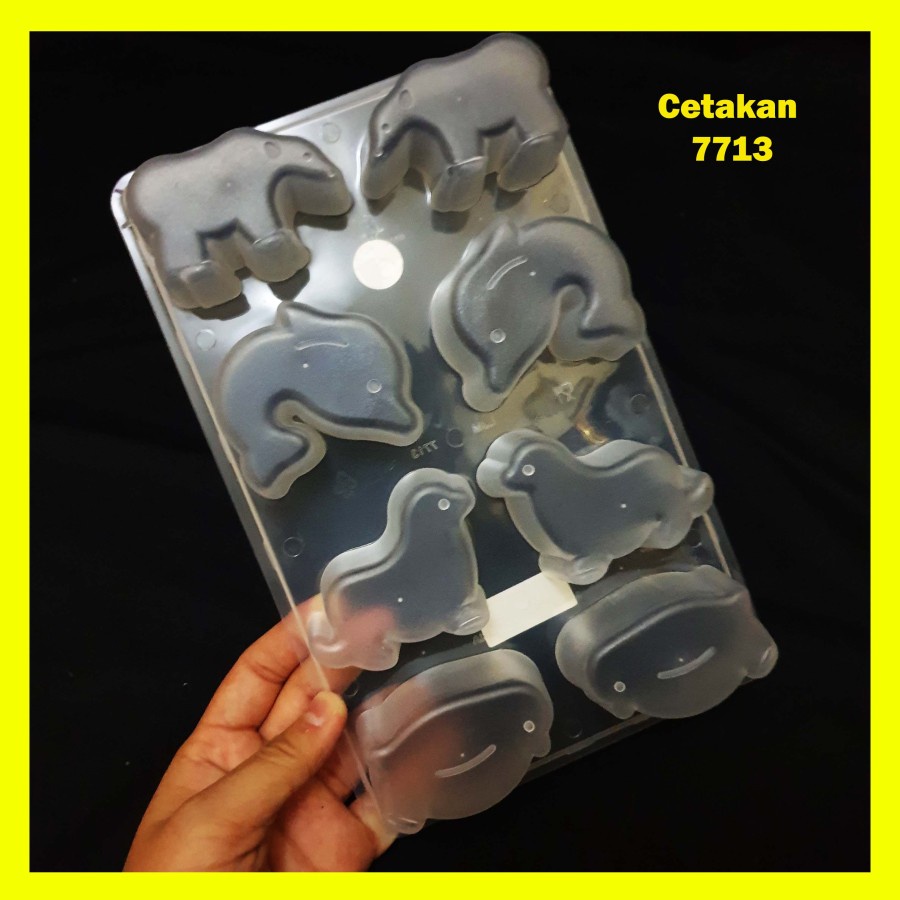 Cetakan Agar Agar Puding Es Batu Motif Binatang Laut