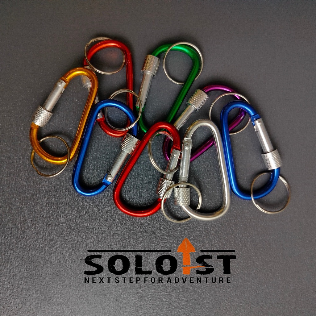 CARABINER AKSESORIS 5,5CM / GANTUNGAN KUNCI CARABINER 5,5CM CARABINER KECIL
