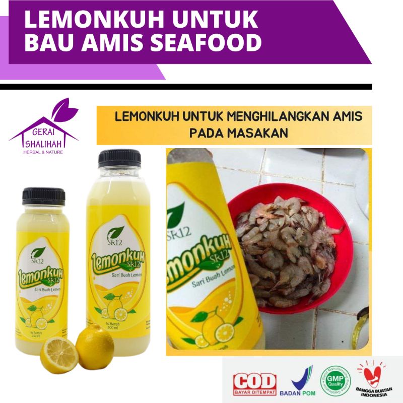 

Air lemon untuk makanan Lemon untuk marinasi Penghilang bau amis pada daging dan ikan 250ml