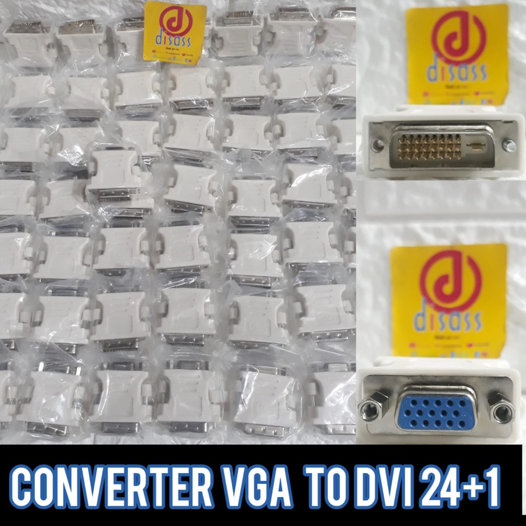 CONVERTER VGA TO DVI 24+1 VGA DVI MINUS VGA TO DVI MIN - DISASS JOGJA
