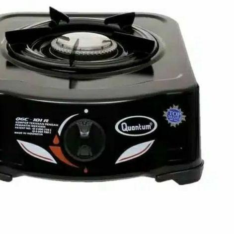 ♣ Quantum kompor  satu tungku quantum QGC 101R hitam dan putih ♪