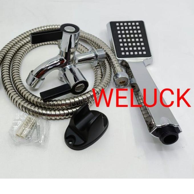 ❉ KRAN CABANG BC PLUS SHOWER MINIMALIS SET. ▼