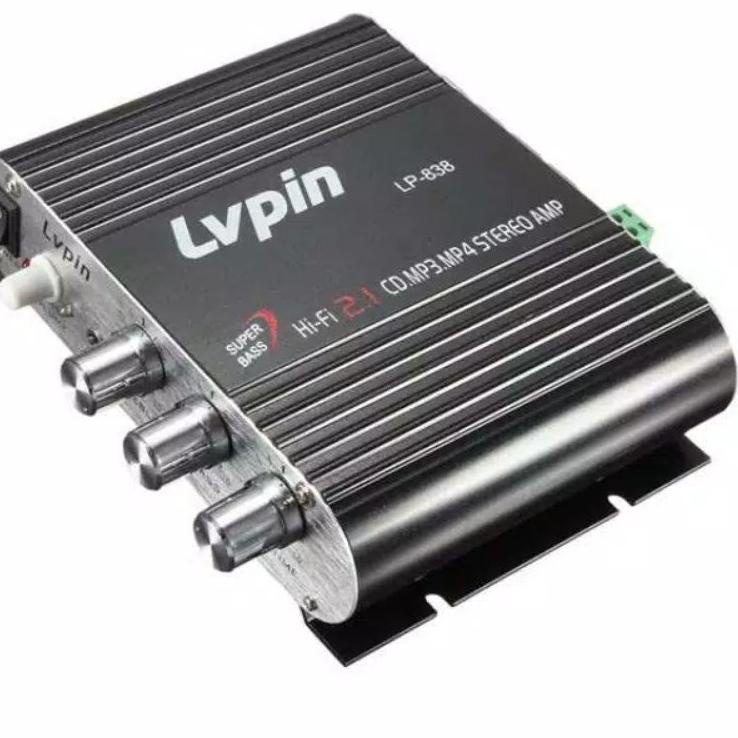 ✤ Amplifier mini 200W Rms Mini Hi-Fi 2.1 untuk Mobil - Motor - Rumah ♤