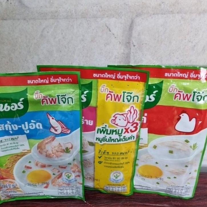 

Barang baru KNORR PORRIDGE /KNOR BUBUR INSTANT THAILAND