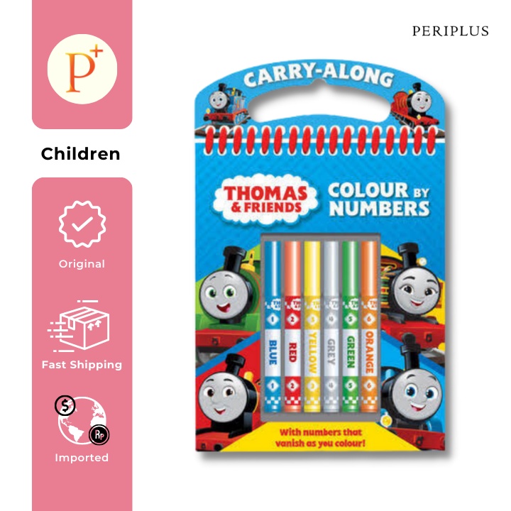 

Thomas Colour By Numbers - 9781788244534