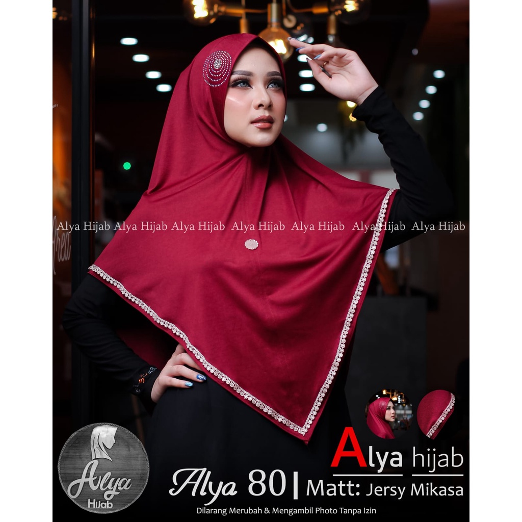 Jilbab instan Khimar Aya 80 ori alya hijab