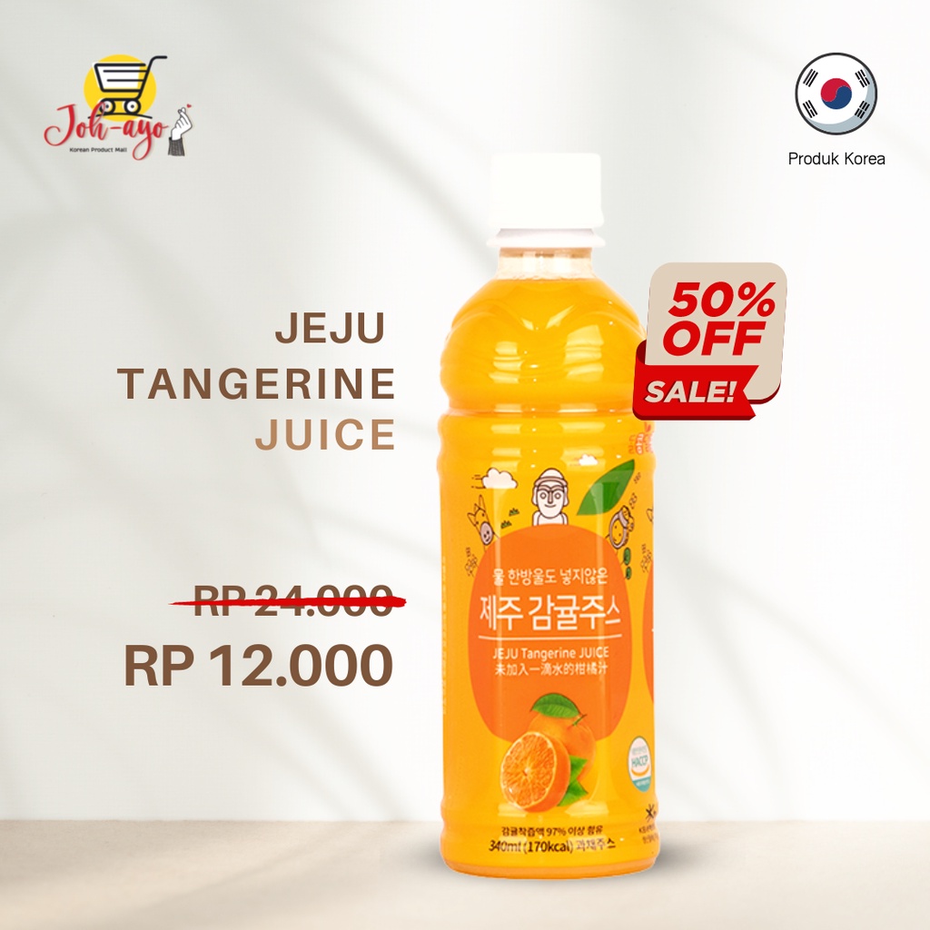

Jeju Tangerine Juice 340ml (Minuman Jus Korea)