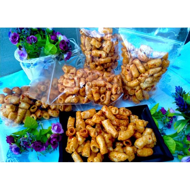 

COD 1kg Kerupuk Macaroni Pedas Manis Cemilan Enak Terlaris
