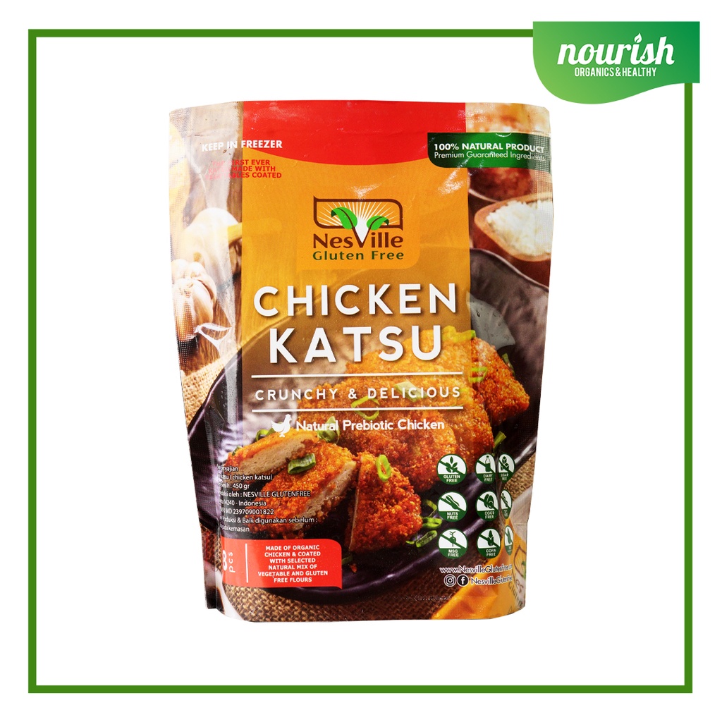 Nesville CHICKEN KATSU 8pc Non GMO,GLUTEN FREE,HALAL