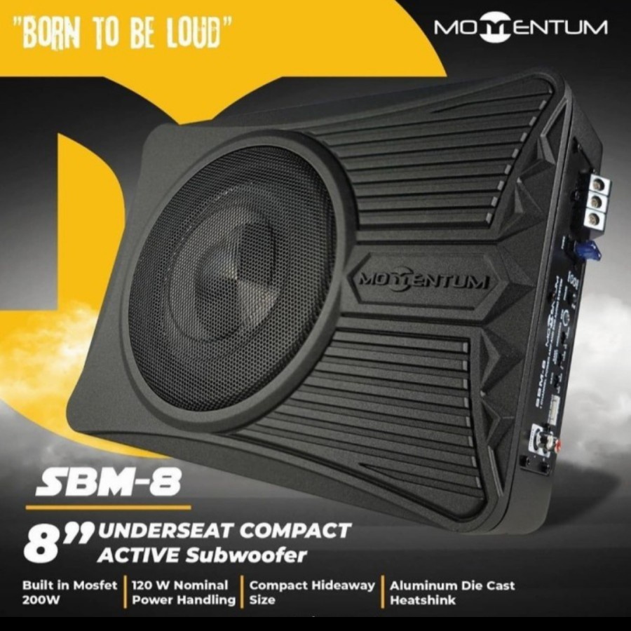 Subwoofer Kolong Momentum 8 Inch / Sub Kolong Momentum SBM 8