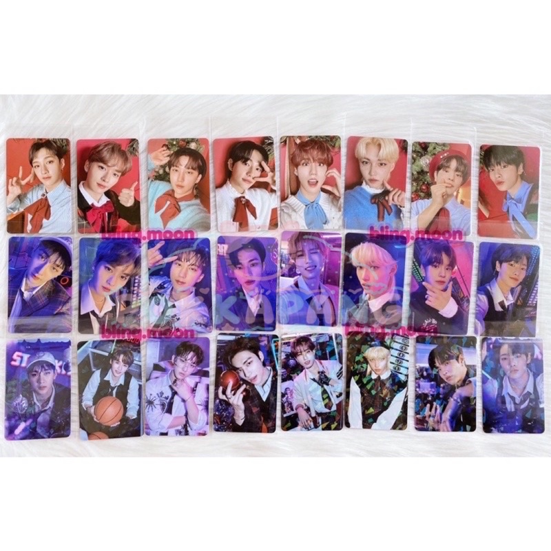 Stray Kids Christmas Evel Official Photocard ( bangchan, lee know, changbin, hyunjin, han, felix, se