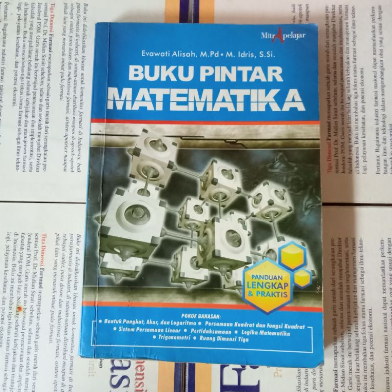 BUKU PINTAR MATEMATIKA PANDUAN LENGKAP & PRAKTIS. EVAWATI ALISAH