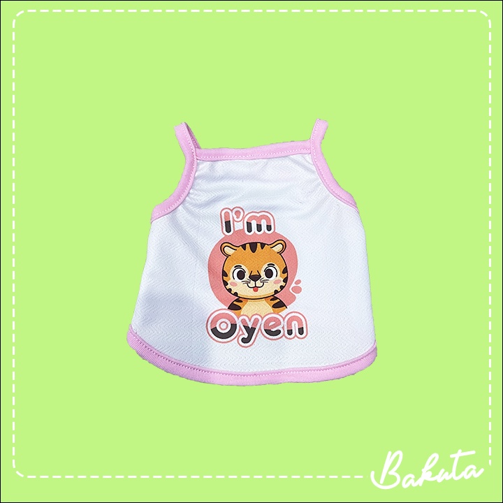 Baju Kucing Tank Edisi Croptop Animal Spirit Lucu Untuk Kucing dan anjing (Bisa diganti Nama) / Baju Kucing Termurah Size S-XL / Baju Kucing Tangerang!