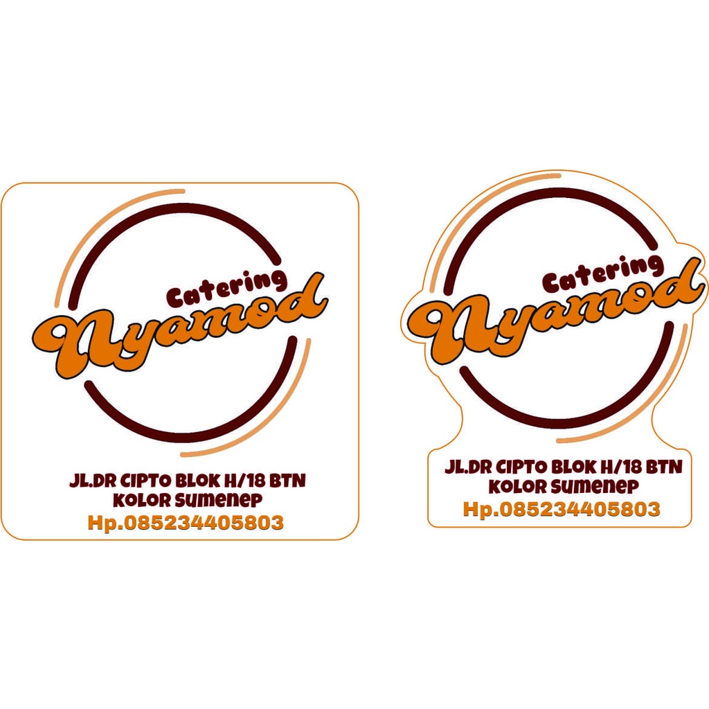 CUSTOM STIKER + CUTTING DIE CUT