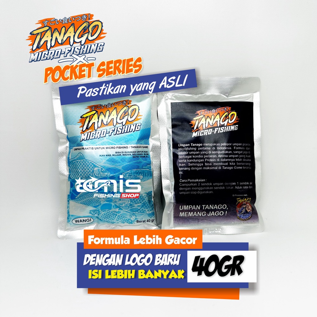 Umpan Praktis Tanago Paket Hemat Pocket Micro Fishing Tegek Mujair Nilem Benteur Paray