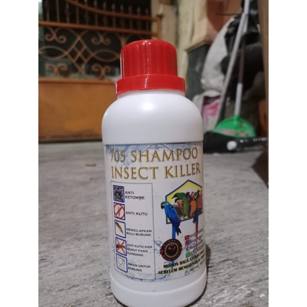 705 shampo insect killer untuk semua burung best seller