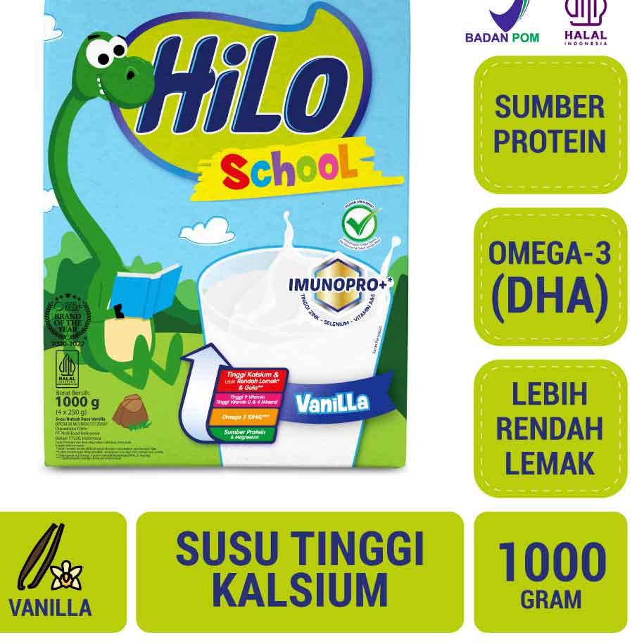 

Promo MenarikW2i2H HiLo School Vanilla 1000 gram - Susu Tinggi Kalsium Lebih Rendah Lemak