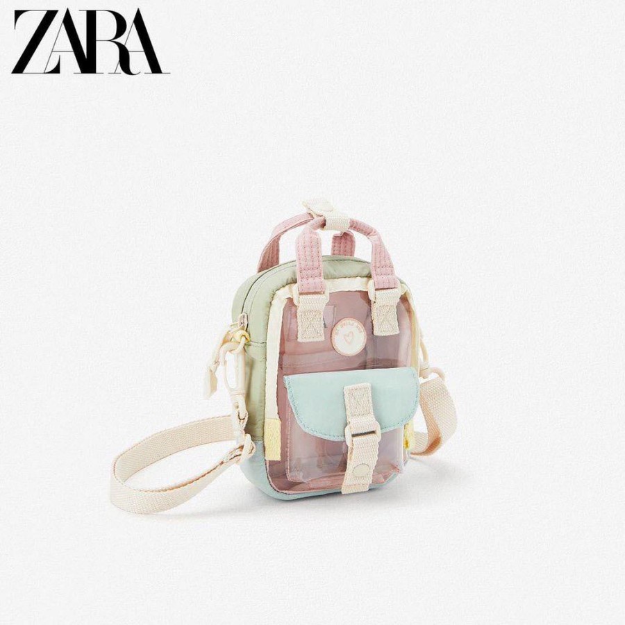 BA2217 Tas Z4RA slingbag imut kecil HOT PROMO ZRA / Z4RA DULLA TAS KEREN MODIS SLING BAG IMPORT BISA COD Tas Ransel transparan anak import mini tas slempang mini branded