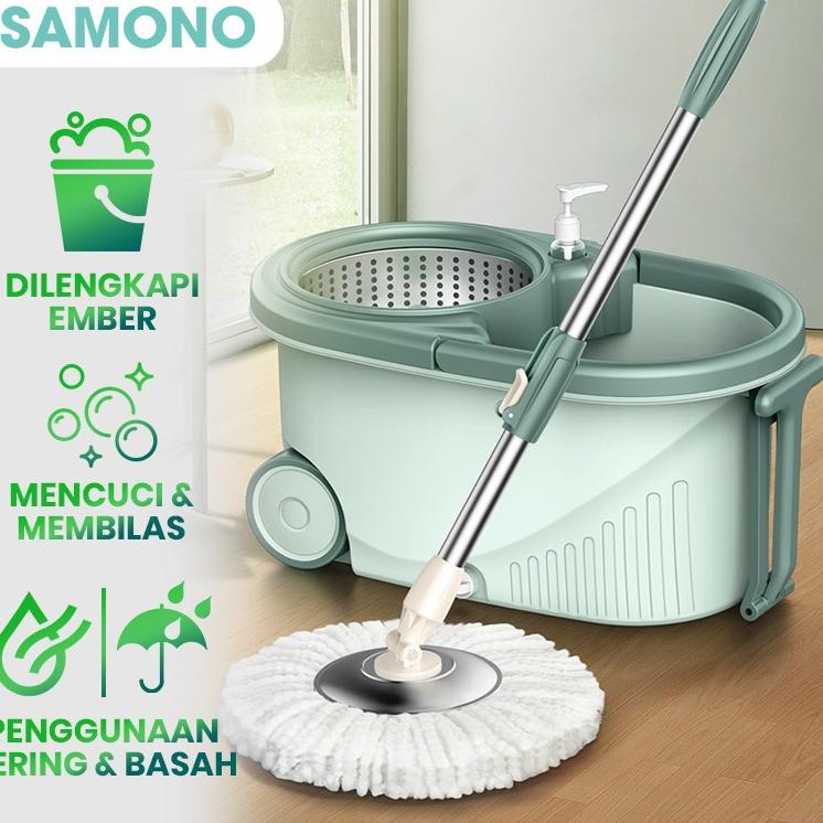 ◄ PROMO MURAH scm003 ALAT tongkat  PEL LANTAI BONBOX BCT704/ SAMONO SCM003  / SCM012 1SET Fiber deng