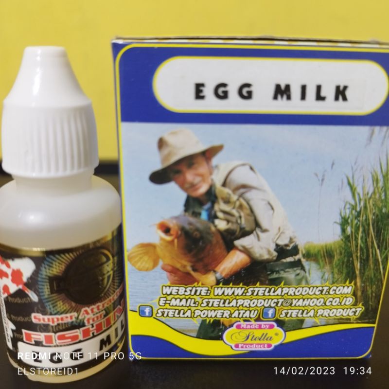 Essen Stella Egg Vanila Egg milk Es Doger eggmilk 30ml