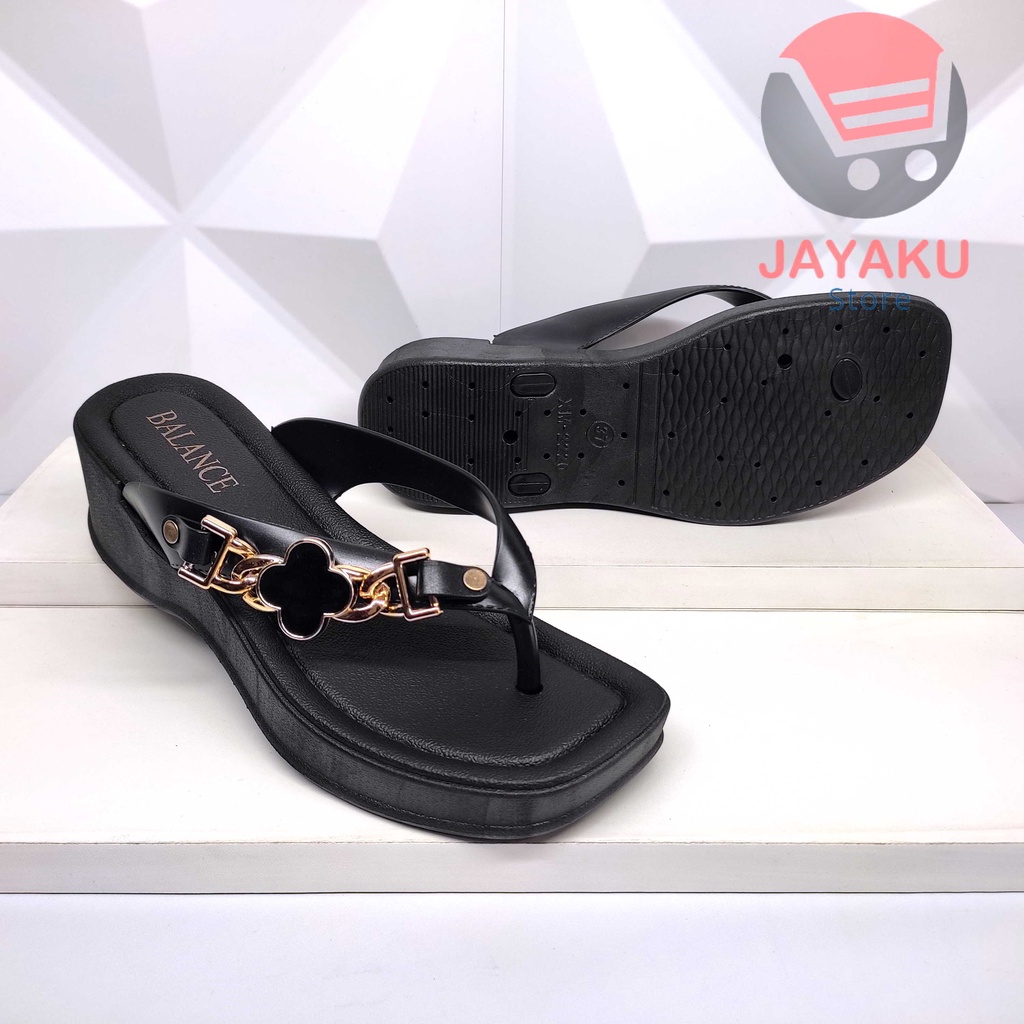 Sandal BALANCE 2226 Wedges Jepit Wanita Sendal Import Cewek Perempuan