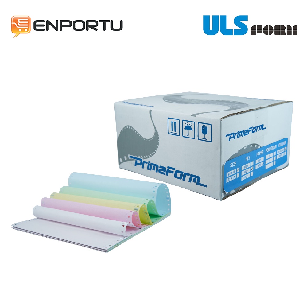 

Prima Kertas Continuous Form 9.5 x 11/2 NCR - 5ply