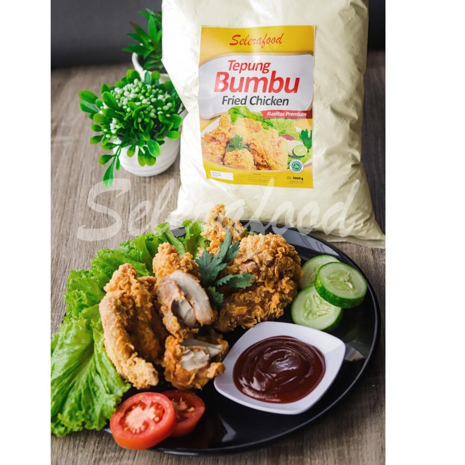 

Top Seller Tepung Bumbu Fried Chicken Premium Berat 1Kg merk Selerafood