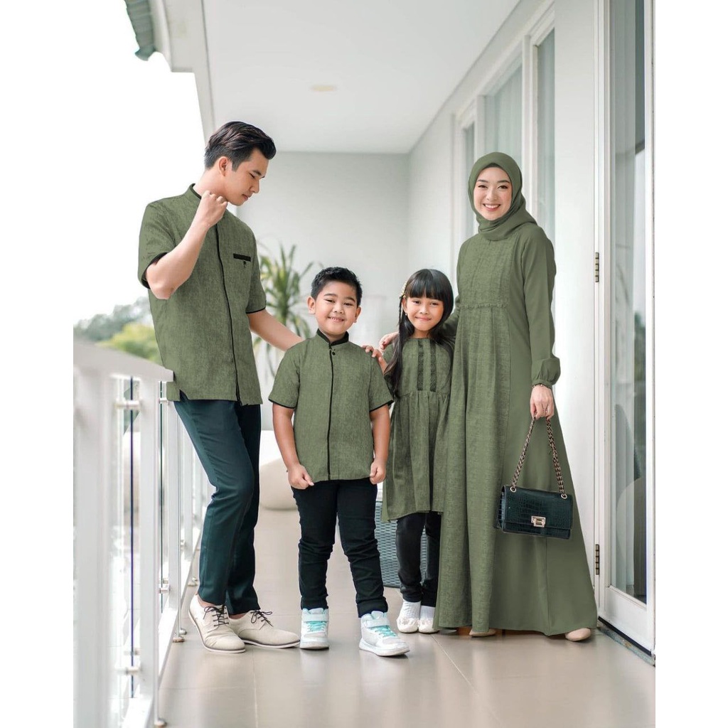 Couple Gamis Habibie Gamis RamadhanCouple keluarga lebaran baju couple pasangan keluarga sarimbit mu