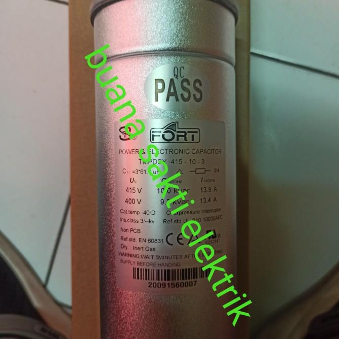 Capacitor 10 Kvar 415V Tmpdsy-415-10-3 Kapasitor Bank Fort 10Kvar 415V