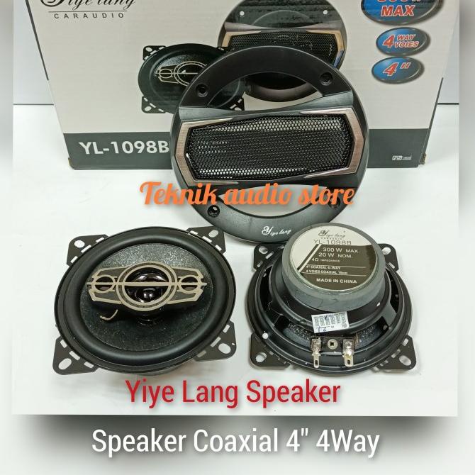 speaker Coaxial 4inch 4way