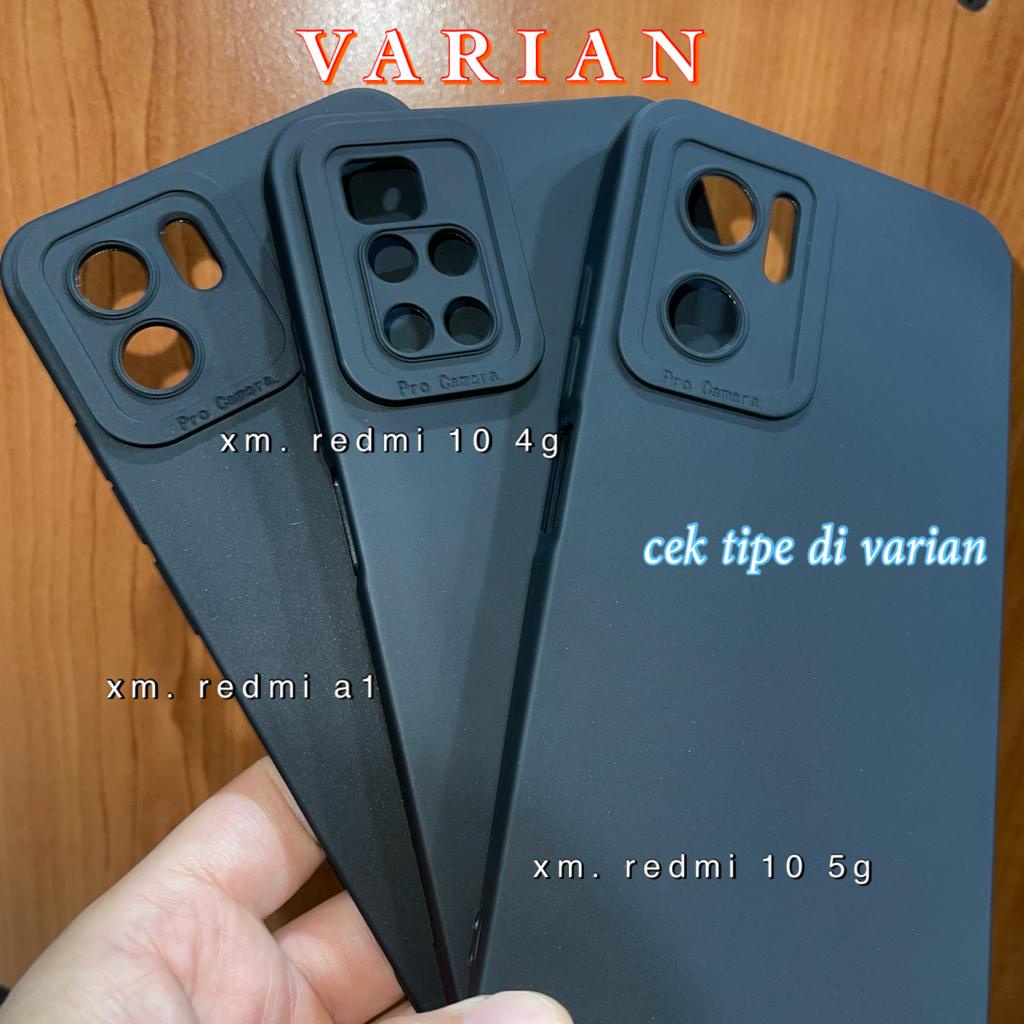 ProCam SQUARE MATTE soft case XIAOMI REDMI 10 4G (2021 &amp; 2022) / REDMI 10 5G / REDMI A1