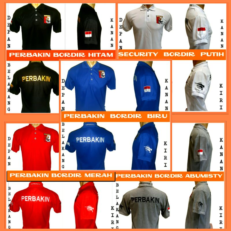 KAOS POLO XXL PERBAKIN/Kaos Perbakin/Baju kaos Perbakin