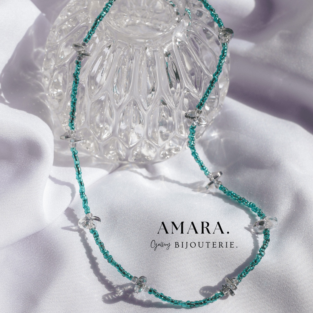 Gallerybijouterie - AMARA Necklace | beads necklace | kalung manik-manik | kalung korea