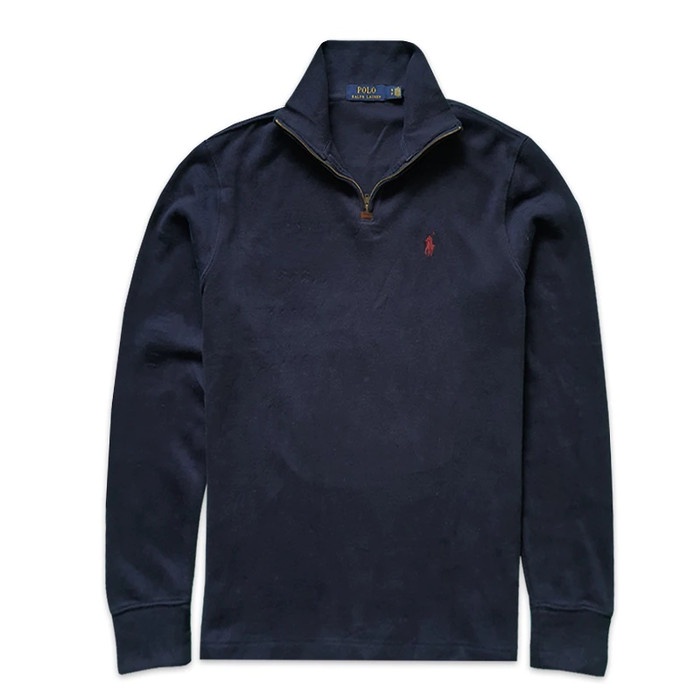 Polo Ralph Lauren Pullover Half Zip Sweatshirt Rl Navy