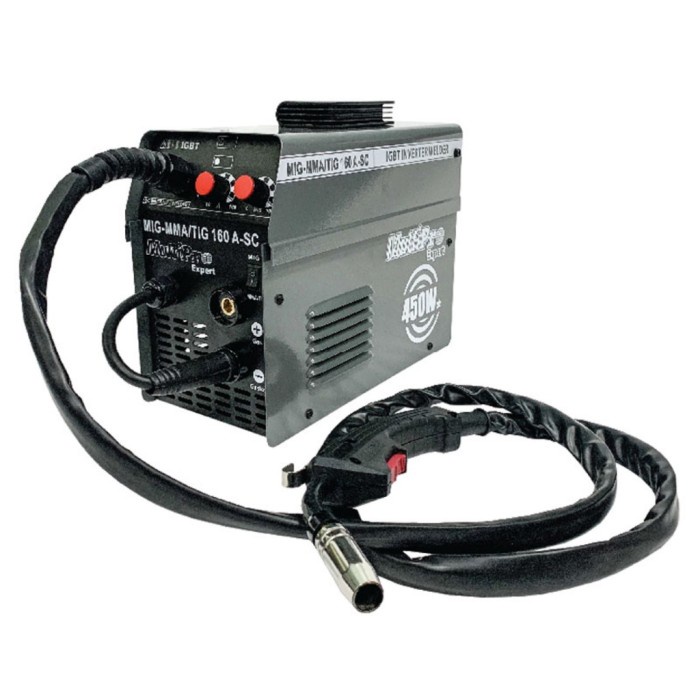 MULTIPRO MESIN LAS TRAFO TANPA GAS INVERTER IGBT MIG MMA TIG 160A-SC