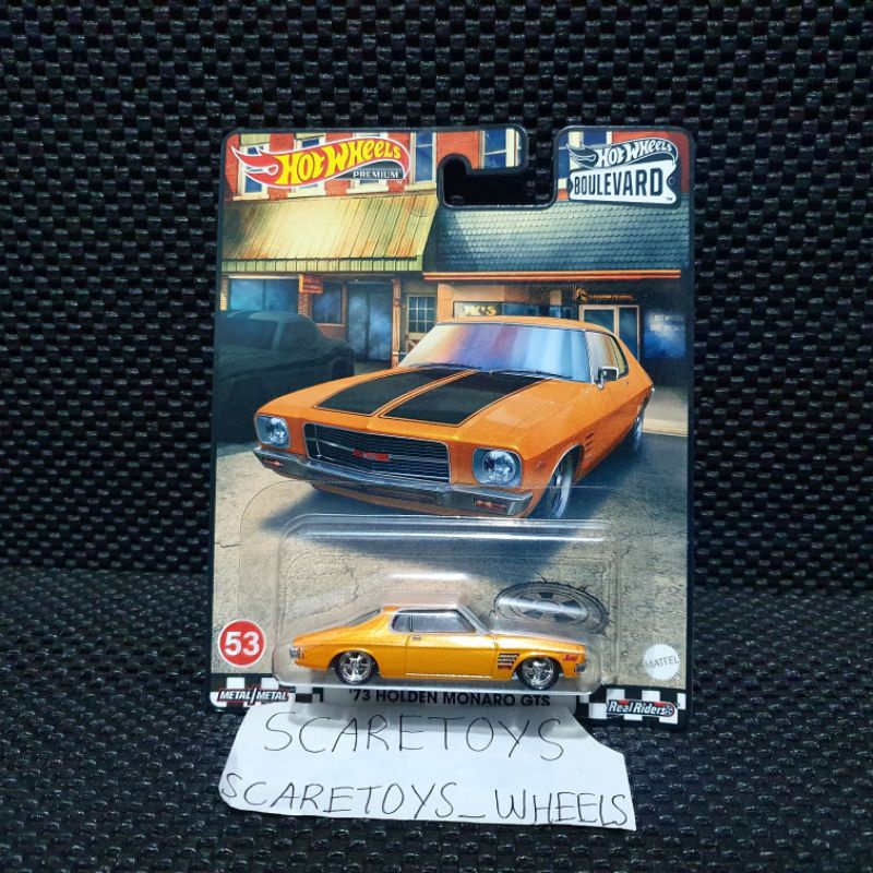 Hot Wheels Boulevard 73 holden monaro gts orange boulevard premium