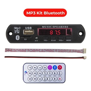 Modul MP3 FM RADIO KIT MODUL MP3 BLUETOOTH 7-12 Volt 5.0 stereo