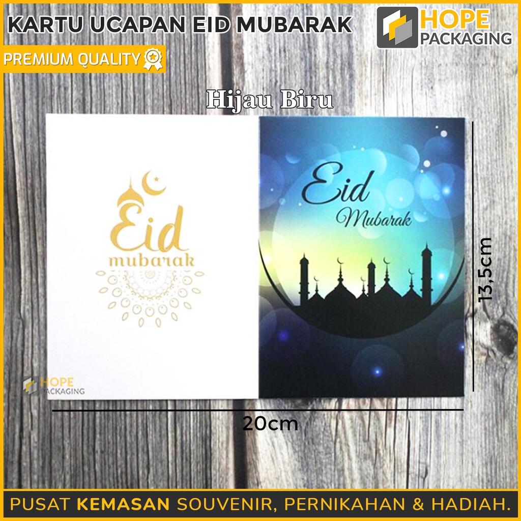 [ isi 5 PCS ] Kartu Ucapan Eid  / unik mewah murah / Gantungan Ucapan / Gantungan Gift Box