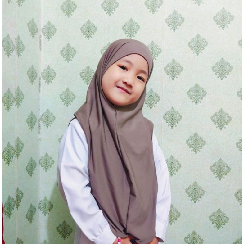 Hijab Anak Allysa Kerudung Anak Jersey Non Pet Geblus Instan Premium Jilbab Anak Usia 4tahun-7tahun
