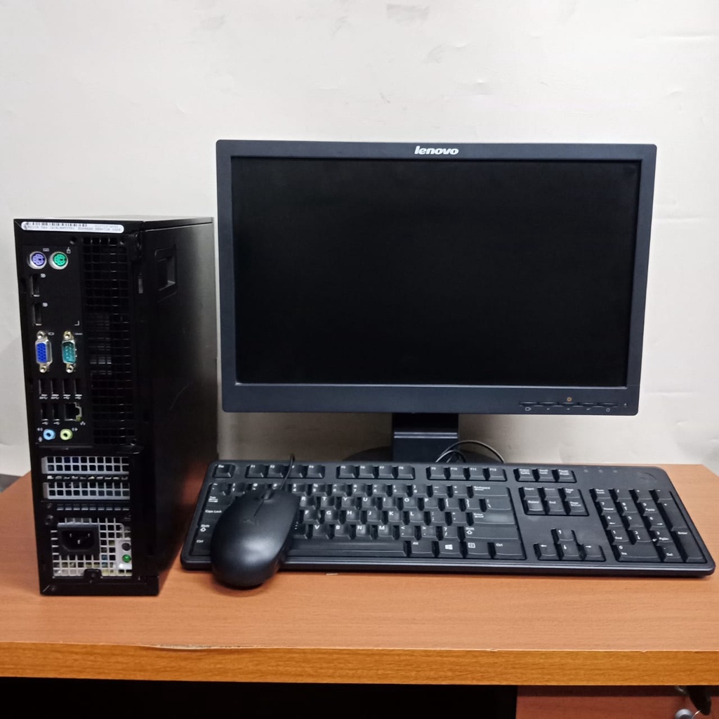 PAKET Cpu/PC Komputer DELL 3020/ 9020 SFF i3 i5 i7 + Monitor Keyboard + Mouse like new super murah meriah