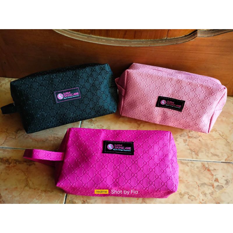 pouch drw skincare/tas kosmetik drw/ tas kosmetik murah/drwskincare