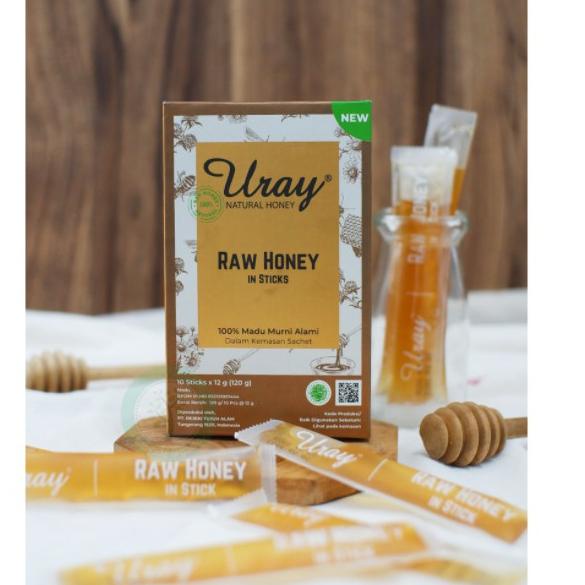 

☟ URAY 10 SACHET - RAW HONEY HONEY & GINGER IN STICK 120GR ✿
