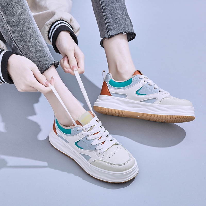 3.3 [DENDEN.ID] Sepatu Wanita Sneaker Korea Import Sepatu Olahraga Fashion 1048