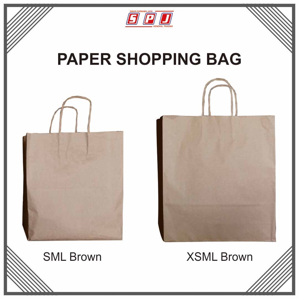 

Paper Bag Polos | Shoping Bag Polos (Harga per Pack)